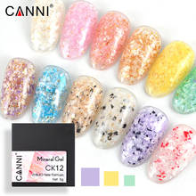 12pcs/kit CANNI Mineral Gel Full Coverage Glitter Seashell Collection Thick Gel Venalisa Supply Soak Off LED UV Nail Manicure 2024 - buy cheap