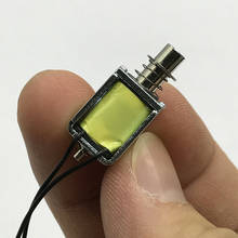 Micro eletroímã elétrico dc 12v, solenoide elétrico para empurrar e puxar, ímã de mola elétrica, solenoide 5v, ímãs 2024 - compre barato