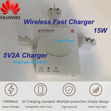 Huawei-cargador inalámbrico para teléfono móvil inteligente, dispositivo de carga Original con cable tipo c de 5V/2A, compatible con iphone 8X, XR, XS, MAX, Samsung S10, S9, MATE 30, 20 Pro, CP60, 15W 2024 - compra barato