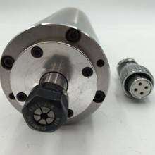 Motor spindle 800w, er11 24000rpm, 65mm, refrigerado por água, 220v, alta precisão, máquina de gravura, madeira, pvc, novo 2024 - compre barato