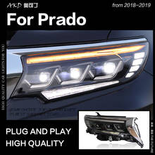 AKD Car Styling Head Lamp for Toyota Prado Headlights 2018-2021 New Prado LED Headlight DRL All LED Light Automotive Accessories 2024 - buy cheap