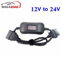 Newest Heavy Duty Truck Converter 12V to 24V Adapter Cable Car OBD2 Scanner Working for Easydiag2.0/3.0 GOLO For Launch X431 2024 - buy cheap