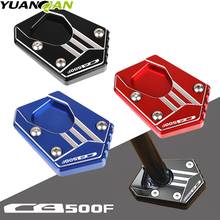 For HONDA CB500F CB500 CB 500 F 2013-2021 2014 2015 2016 2017 Aluminum Kickstand Side Stand Plate Pad Holder Enlarge Extension 2024 - buy cheap