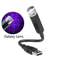 Mini luz LED USB para coche, proyector láser de lente ajustable, luces decorativas de ambiente Interior, Nido de Pájaro, túnel de tiempo T2T 2024 - compra barato