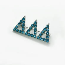 Popular society Greek society DELTA DELTA DELTA sorority symbol jewelry DDD metal letter brooch 2024 - buy cheap