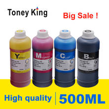 Toney king-kit de recarga de tinta corante para impressora de garrafas, 500ml, compatível com hp 952 953 954 955 956 957 xl 2024 - compre barato