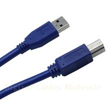 DHL 100Pcs 30CM 1FT High Quality USB 3.0 A Male AM to USB 3.0 B Type Male BM Extension Printer Wire Cable USB 3.0 Cable 2024 - buy cheap