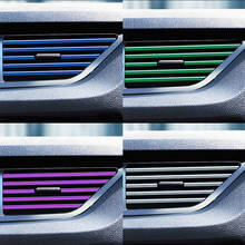 Tiras de moldura para Interior de coche, línea de decoración de ventilación para Lada granta vesta kalina priora niva xray largus Opel Astra H G J 2024 - compra barato