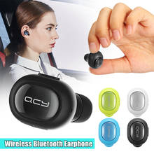 Q26 Mini  Earphones Headphones Mono Small Stereo Earbuds Handsfree Business Earphone with MIC 2024 - buy cheap
