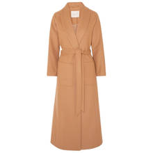 winter fashion ol woolen coat women big pocket belted slim x-long wool blends coat plus size 2XL 2024 - buy cheap