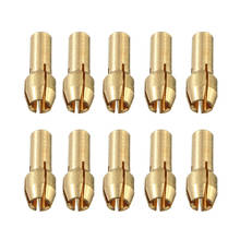 11PCS/Set Brass Drill Chucks Collet Bits 0.5-3.2mm 4.3mm Shank Screw Nut Replacement for Dremel For Power Rotary Tool 2024 - buy cheap