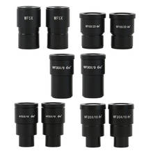 Un par de lentes oculares de gran alcance para microscopio estéreo, WF10X, WF15X, WF20X, WF25X, WF30X, 20mm, 15mm, 10mm, 9mm, WF10X/20 2024 - compra barato