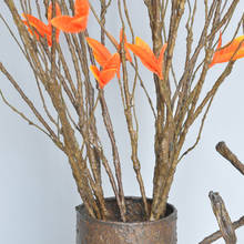 DIY Branch Artificial Plants Dried Tree Autumn Leaf Craft Home Decoration New 2024 - buy cheap