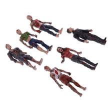 6Pcs Walking Corpses Model Terror Zombies Kids Children Action Figure Toys Dolls 2024 - buy cheap