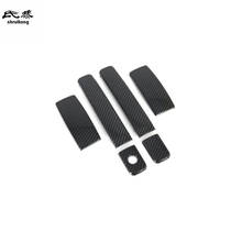 6PCS/Lot ABS Carbon Fiber Grain Outside Door Shake Handshandle Decoration Cover for 2018-2020 Hyndai Grand STAREX H1 2024 - buy cheap