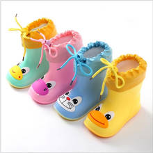 New Fashion Classic Children's Shoes PVC Rubber Kids Baby Cartoon Shoes Children's Water Shoes Waterproof Rain Boots 2024 - buy cheap