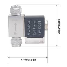 CO2 Solenoid Valve DC 12V Aquarium CO2 Regulator Low Temperature Solenoid Valve 2024 - buy cheap