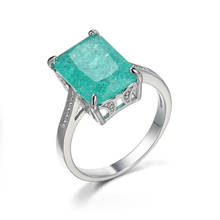 Великолепные вечерние Модные женские кольца с большим зеленым цирконием, обручальные кольца для женщин, бесплатная доставка 2024 - купить недорого