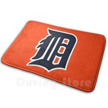 Tigers-alfombra de Detroit, alfombrilla antideslizante con logotipo para dormitorio 2024 - compra barato