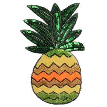 Pineapple Sequins Embroidered Patch Iron on Sewing Applique Clothes Shoes Bags Decoration Patch Apparel DIY Sewing Accessories 2024 - buy cheap