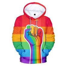 Hot Aikooki LGBT Love Hoodies Men/women Fashion LGBT pride Hip Hop New Lesbian Gay Men's Hoodies Sweatshirt LGBT Flag Plus Size 2024 - buy cheap