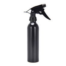 Botella de agua plateada/negra de alto grado, herramienta de peluquería, espray de aluminio de 250ML para salones de pelo, 1 ud. 2024 - compra barato
