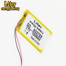 3,7 V 1300mAh 503759 503560 литий-полимерная LiPo аккумуляторная батарея для MP5 GPS DVD мобильного видео PAD электронные книги планшетный ПК 2024 - купить недорого