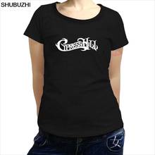 Camiseta de cuello redondo para mujer, camisa negra con logotipo de ciprés hill, hip hop up, xxl, banda xl, sbz376 2024 - compra barato