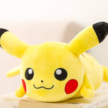Anime Pokemoned Plush Pillows Kawaii Room Decoration Pikachued Plush Crawling Doll  Stuffed toys  Gifts for Children's Birthday 2024 - buy cheap