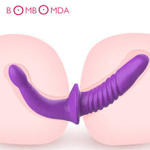 Cinta-dildo de silicone realista, brinquedo sexual feminino, dupla cabeça, em silicone macio, masturbador anal, gay, lésbico, brinquedo sexual adulto, para mulheres 2024 - compre barato