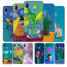 David Hockney oil painting Phone case For Huawei P9 P10 P20 P30 P40 Psmart Lite Plus Pro Y9 Y6 Y7 2017 2018 Nova 3 3i Cover 2024 - buy cheap