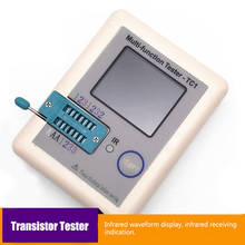 Probador de transistores multifuncional LCR-TC1, Transistor NPN PNP, Canal N, diodo FET, resistencia de inductancia, capacitancia SCR 2024 - compra barato