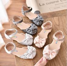 2020 spring autumn children girls shoes flat princess bowknot shoes half sandals 21-36 2024 - buy cheap