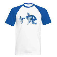 Mad Fish Funny Men Tee Shirt Summer T-shirt Cotton Novelty Mens raglan Short Sleeve O Neck Streetwear T Shirt Tops 2024 - buy cheap