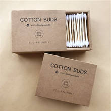 1000/2000PC Double Head Bamboo Cotton Buds Tip Adults Makeup Cotton Swab Wood Sticks Plastic-Free Nose Ears Cleaning Tool 2024 - buy cheap