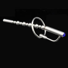 Stainless Steel Sounding Urethra Beads Insertion Penis Jewelry Cock Ring Urethral Sound Dilators Penis Plug Sex Toys For Men 2024 - buy cheap