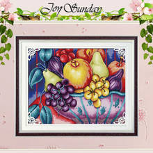 Fruit(1) Patterns Counted Cross Stitch 11CT 14CT Cross Stitch Sets Wholesale Chinese Cross-stitch Kits Embroidery Needlework 2024 - buy cheap