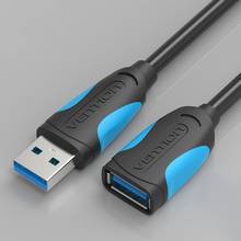 Vention-Cable de extensión USB 3,0 macho a hembra, extensor de Cable de datos USB 3,0 para PC, Smart TV, PS4 2024 - compra barato