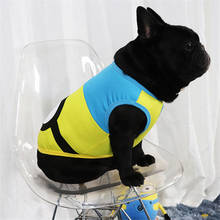 Chaleco para perro Bulldog francés, ropa para Pug, disfraz de Bichón Pomeranian Schnauzer, camiseta de verano 2024 - compra barato