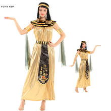 New Woman Cleopatra Cosplay Female Halloween Queen of Egyptian Costume Carnival Purim parade Nightclub Bar Role Play party dress 2024 - buy cheap