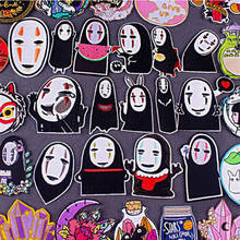 Cartoon Japan Patches on Clothes no Face Man Embroidered patches For Clothes Accessories Applique Heat-Adhesive Clothing Iron on 2024 - buy cheap