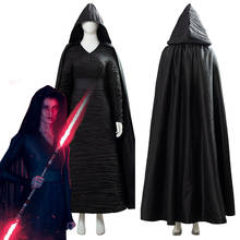 Star Cosplay Wa The Rise of Skywalker Cosplay Dark Side Rey Cosplay Costume Outfit Hood Cloak 2024 - buy cheap