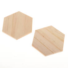 25pcs Hexagon MDF Unfinished Wood Pieces Blanks For DIY Craft Pyrography Art 2024 - buy cheap