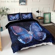 Adult Duvet Cover Set 3D Printed Colorful Butterfly Comforter 2/3pcs Bedding Sets King Size Single Full Double Bed Linen 2024 - buy cheap