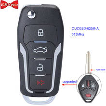KEYECU for Mitsubishi i-MiEV Outlander Lancer GTS Modified Remote Key Fob OUCG8D-625M-A 315MHz Right Blade With/ Without Leather 2024 - buy cheap