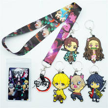Anime Demon Slayer Kimetsu No Yaiba Neck Straps Lanyard Key chain for Keys ID Card Mobile Phone Strap USB Badge Holder Rope LZ06 2024 - buy cheap