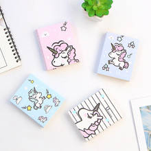1 Pcs Kawaii Unicorn Sticky Notes 4 Folds Memo Pads Marker Message Decorative Sticky Notes School Office Supply 2024 - buy cheap