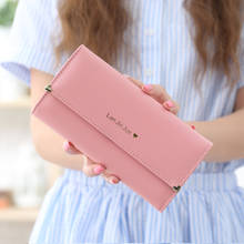 Long Wallet Women Letter Purses Fashion Coin Purse Card Holder Wallets Female High Quality Clutch Money Bag Pu Leather Wallet 2024 - buy cheap