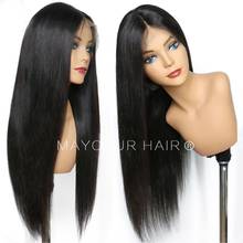 Black Long Straight Hair Synthetic Lace Front Wigs for Women Grey Purple Pink Wigs with Natural Hairline Heat Resistant Soft Wig 2024 - buy cheap
