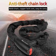 Chain Lock Alloy Steel Anti-theft Wear-resistant MTB Bike Lock Outdoor Cycling Accessories Mountain Bikes Motorcycles Chain Lock 2024 - buy cheap
